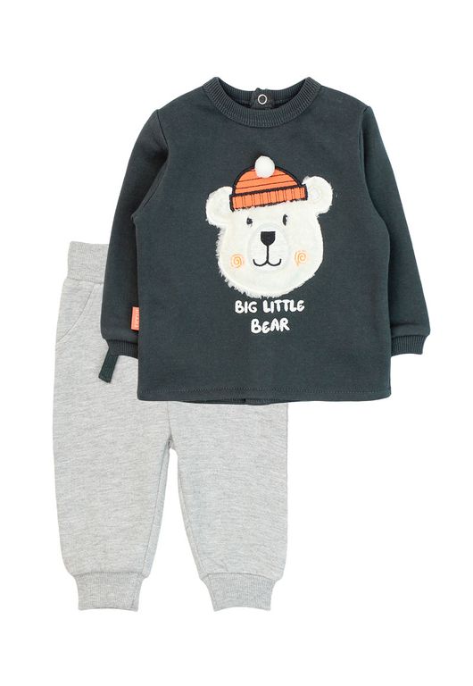 Buzo Nino Arctic 2620112 Grafito Gris 3 MESES