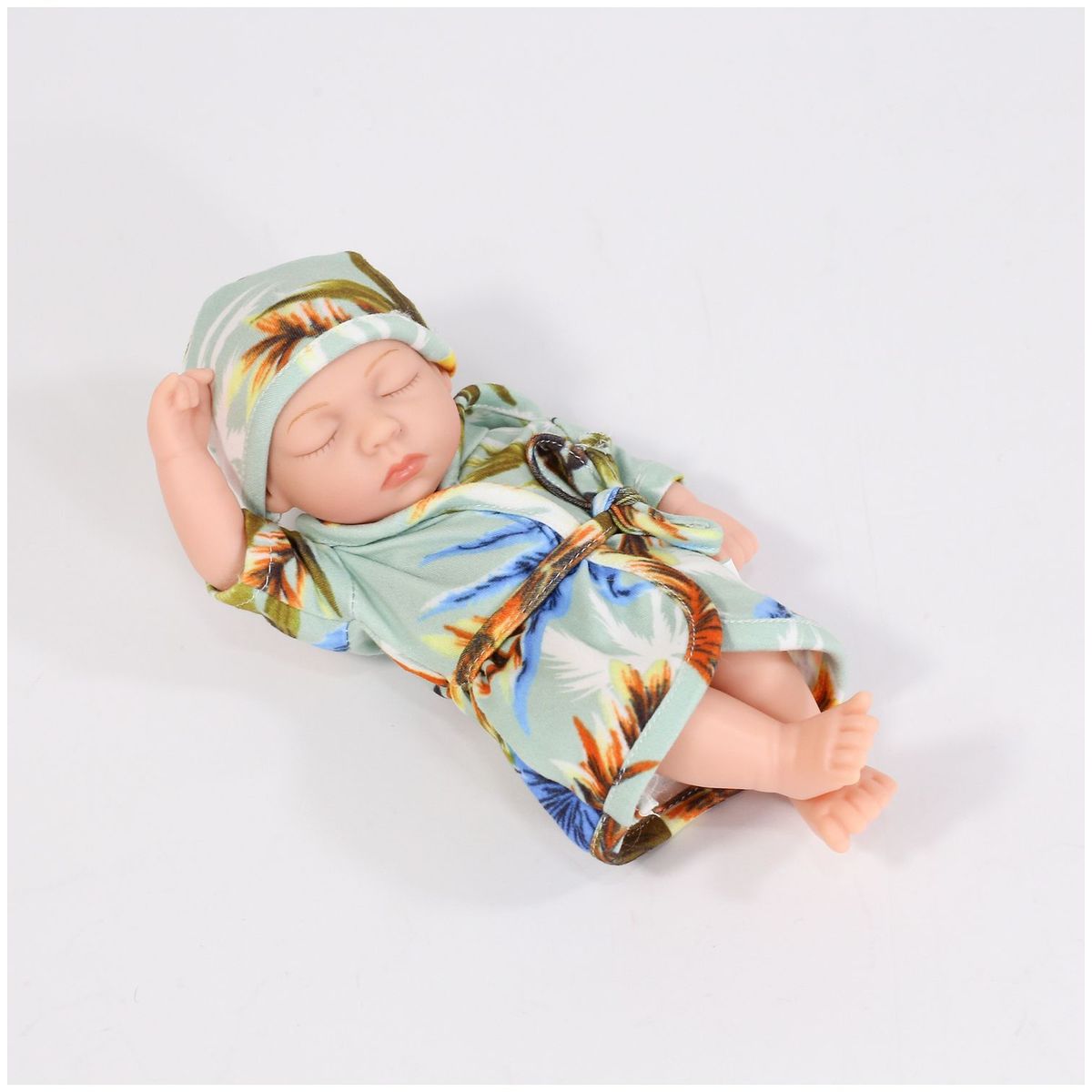 TIOZONEY - Muñeca bebe reborn vinilo de silicona juguetes para 19cm