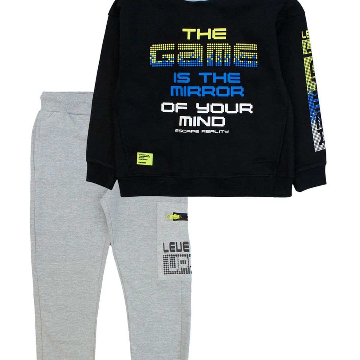 FICCUS - Buzo Niño Attitude 2620258 Negro Ficcus