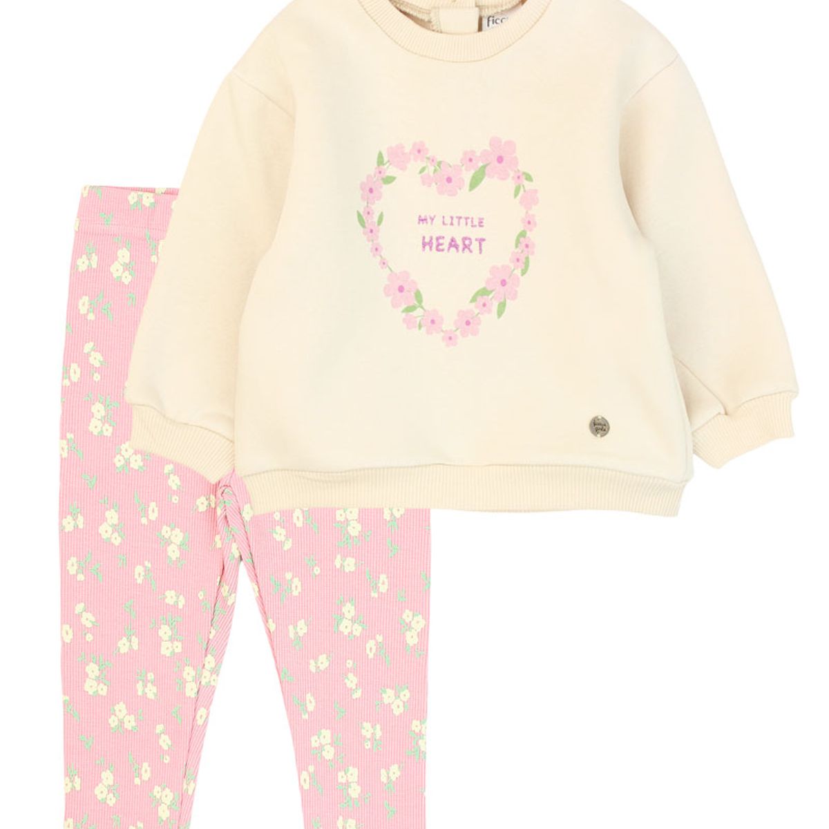 FICCUS - Conjunto Niña Adventure 2620211 Beige Ficcus