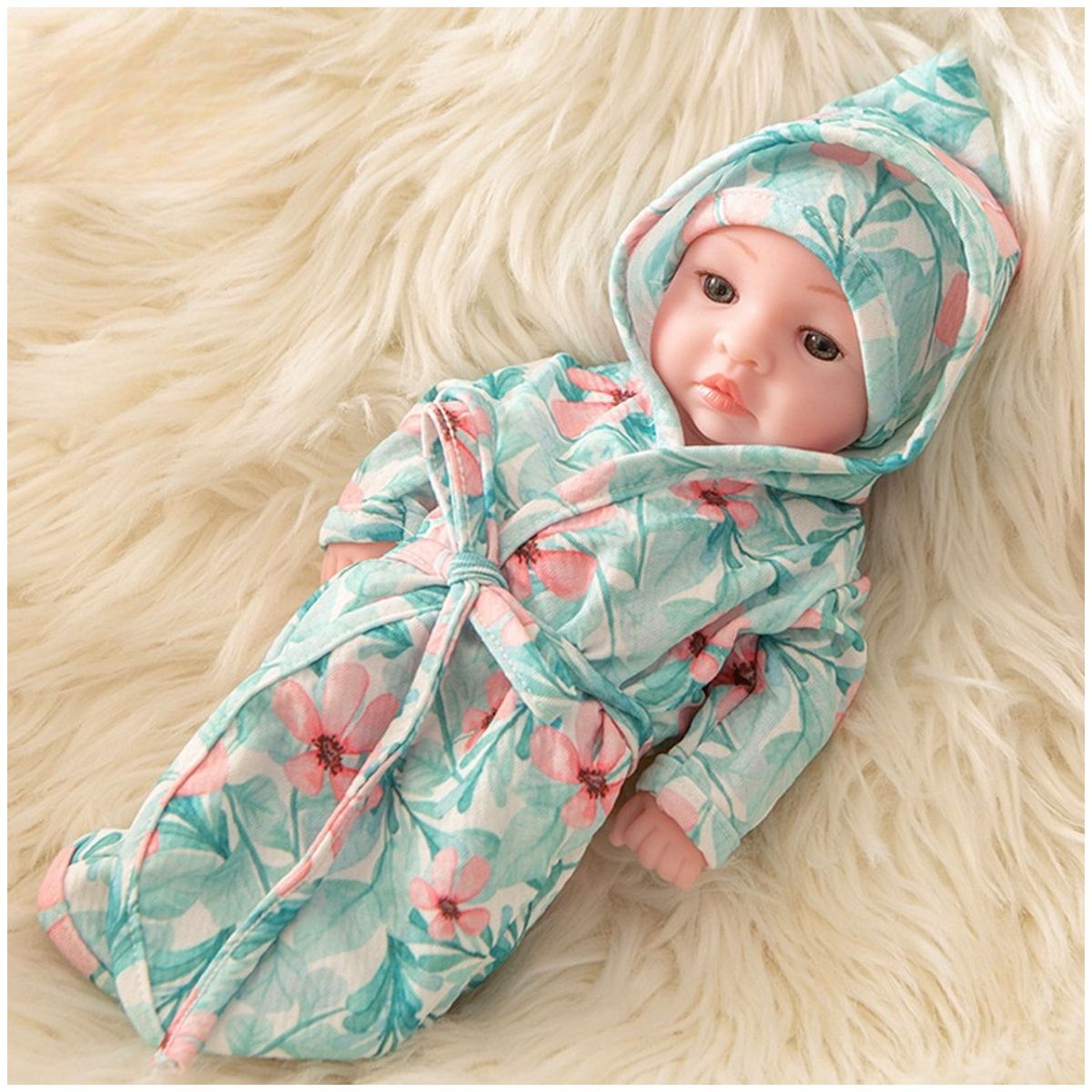 TIOZONEY - Muñeca bebe reborn vinilo de silicona juguetes para 30cm