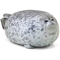 TIOZONEY - Almohada de peluche con forma de foca 40cm