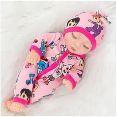TIOZONEY - Muñeca bebe reborn vinilo de silicona juguetes para 30cm