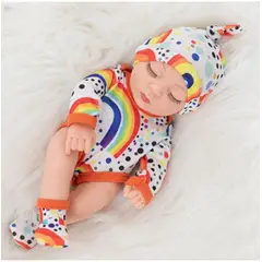 TIOZONEY - Muñeca bebe reborn vinilo de silicona juguetes para 30cm