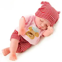 TIOZONEY - Muñeca bebe reborn vinilo de silicona juguetes para 30cm