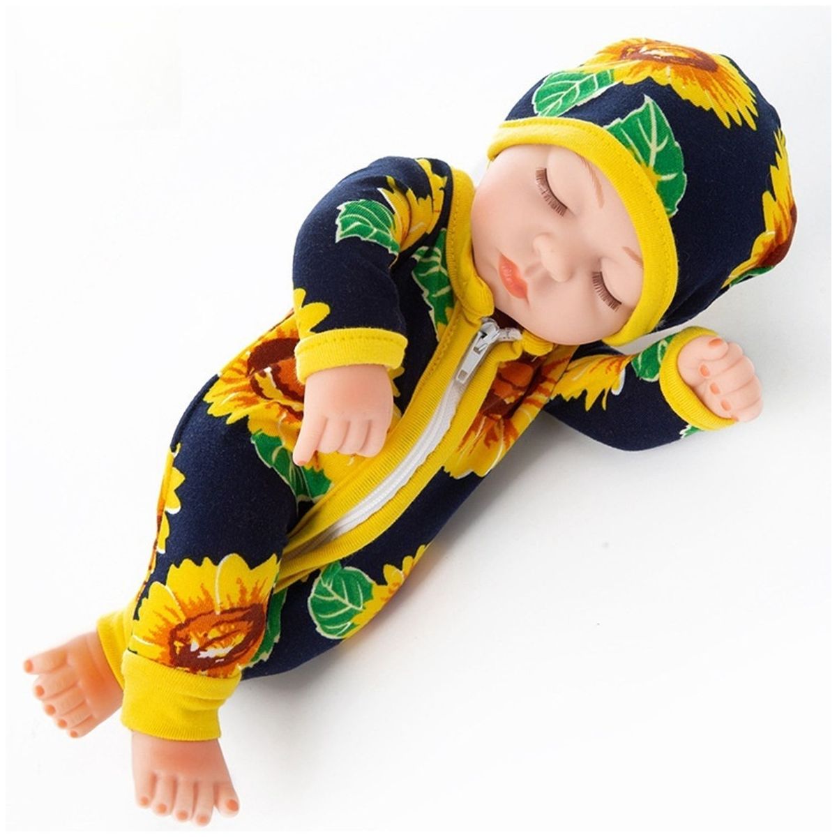 TIOZONEY - Muñeca bebe reborn vinilo de silicona juguetes para 30cm