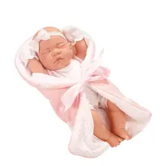 TIOZONEY - Muñeca bebe reborn vinilo de silicona juguetes para 30cm