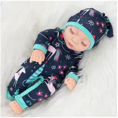 TIOZONEY - Muñeca bebe reborn vinilo de silicona juguetes para 30cm