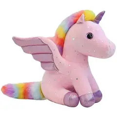 TIOZONEY - Peluche Unicornio Rosa 22cm