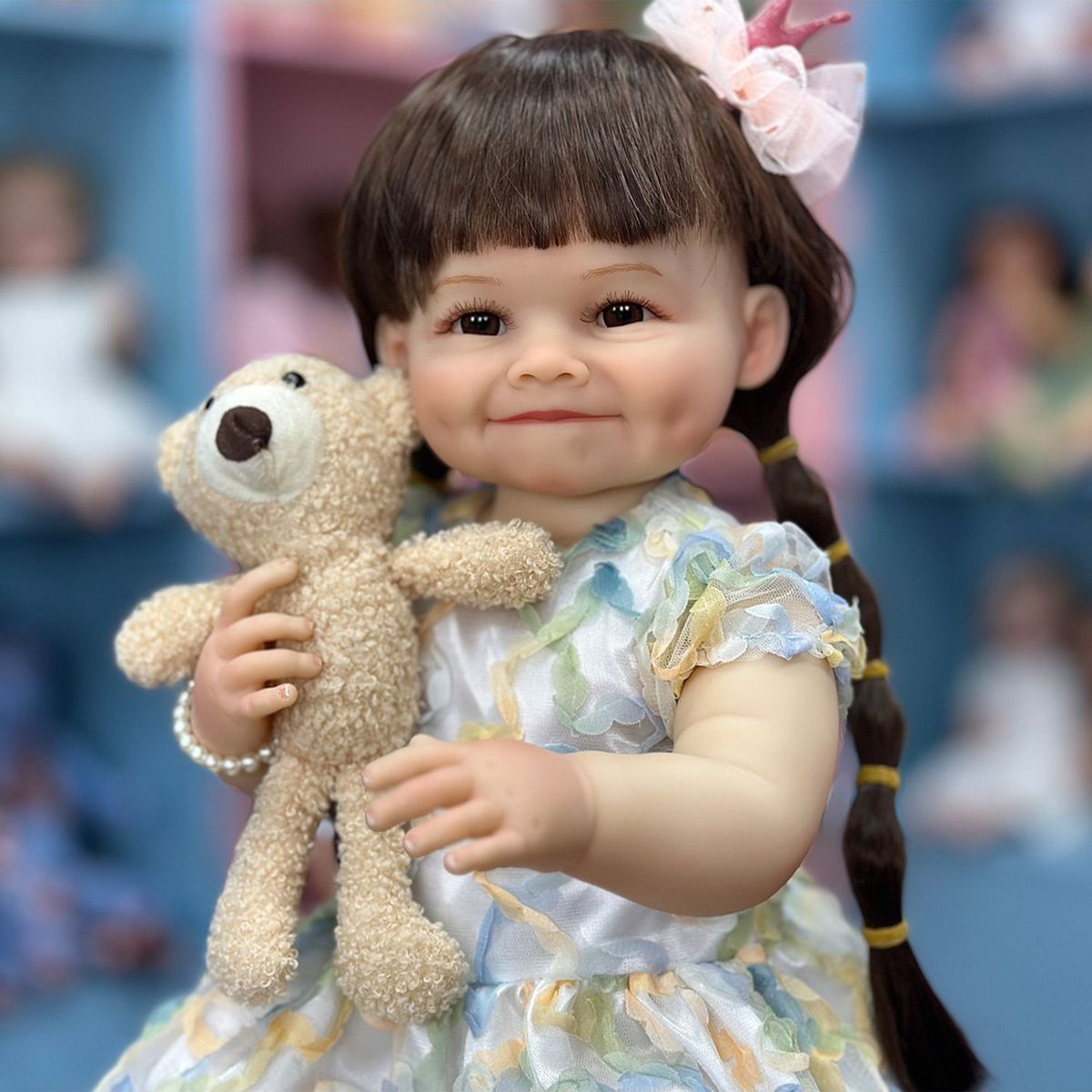 TIOZONEY - Muñeca bebe reborn vinilo de silicona juguetes para 55cm