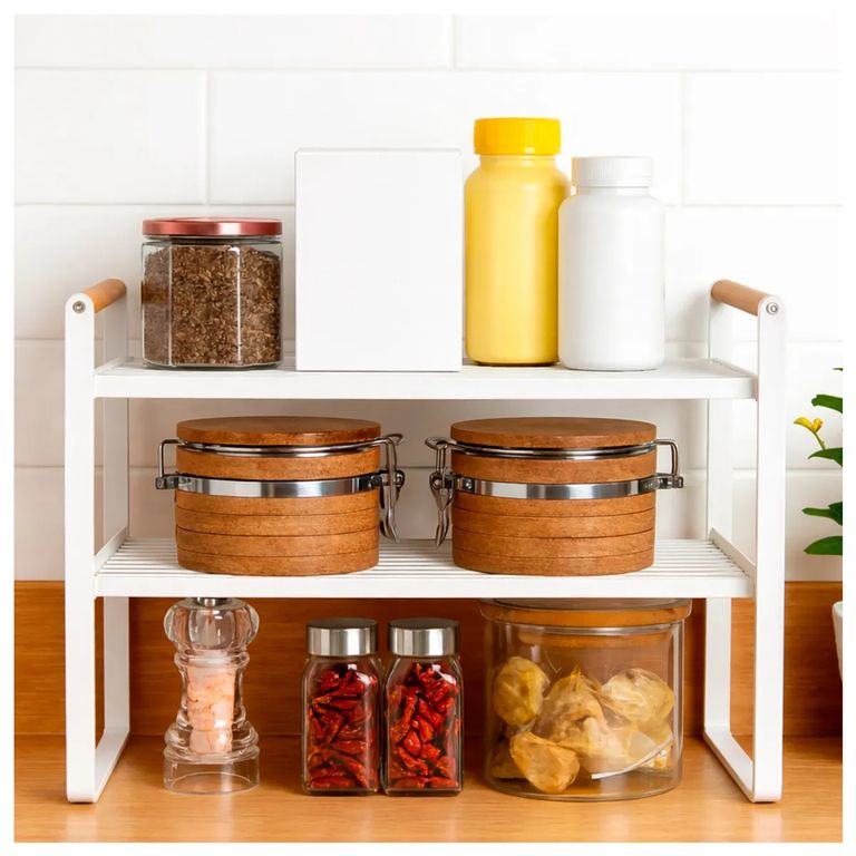 Estante metal pequeno 31cm organizador cocina