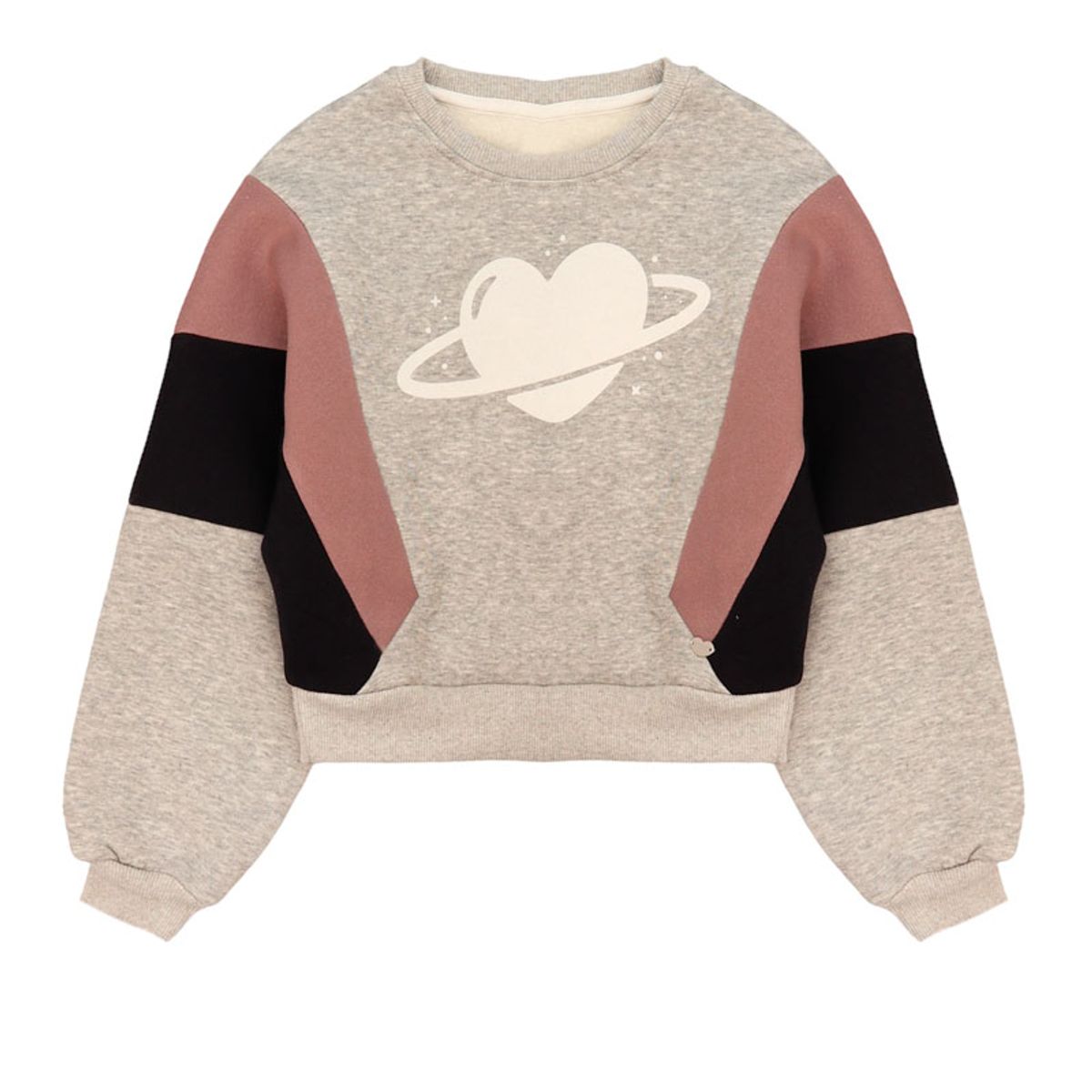 FICCUS - Polerón Niña Attitude 2620288 Gris Melange Ficcus