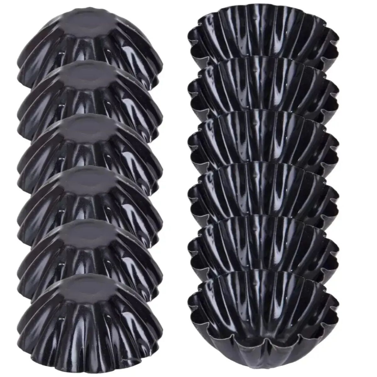 GENERICO - Pack X24 Molde Mini Tartaleta Tarta Moldes Reposteria 4,5cm Molde mini tartaletas