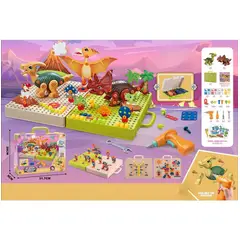 TIOZONEY - Caja de juguetes de dinosaurios