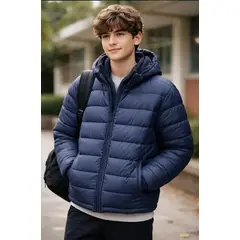 AGW - Parka Térmica Impermeable Con Polar Para Colegio Juvenil