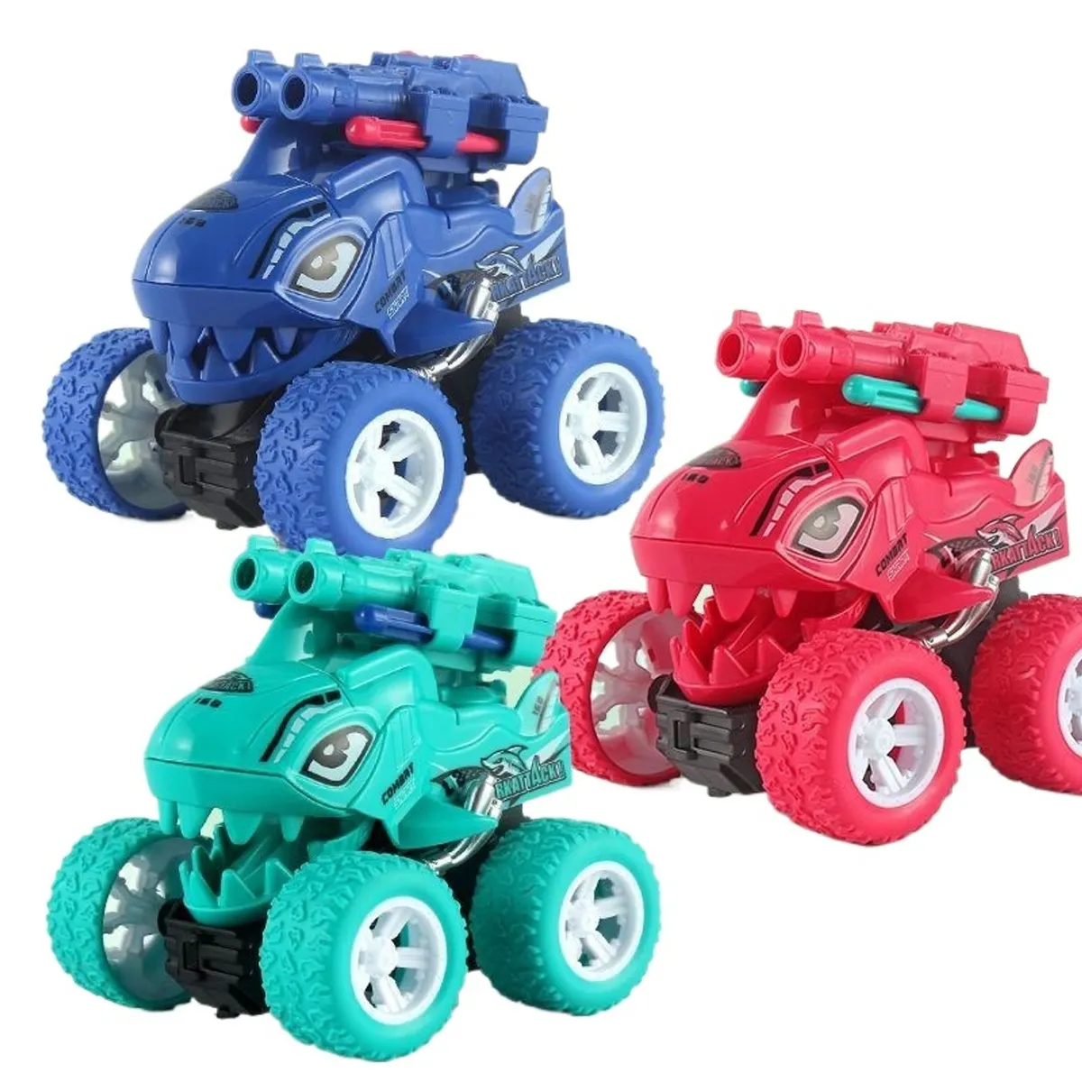 TIOZONEY - Coche de juguete dinosaurio 3pcs