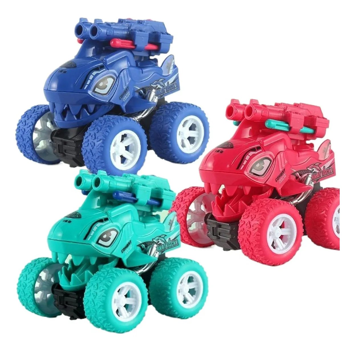 TIOZONEY - Coche de juguete dinosaurio 3pcs