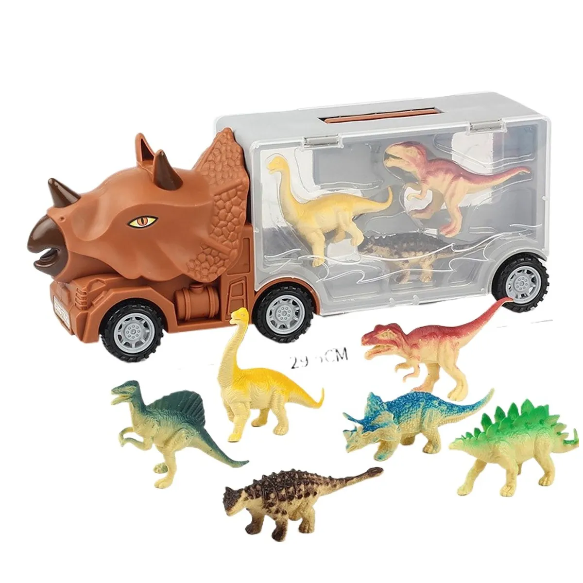 TIOZONEY - Camión de transporte dinosaurio para niños
