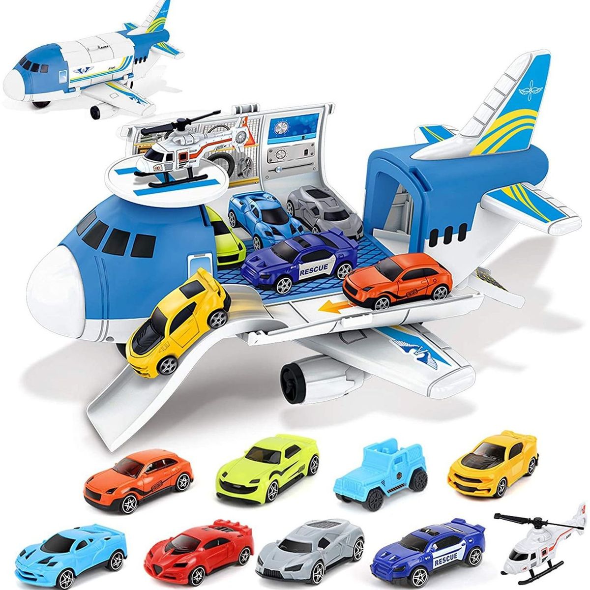 TIOZONEY - Juguetes para automóviles de avión diez en uno