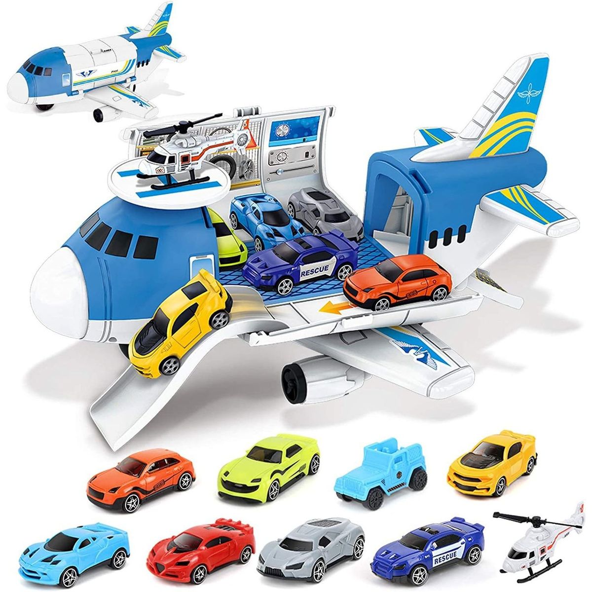 TIOZONEY - Juguetes para automóviles de avión diez en uno