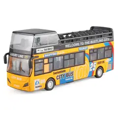 TIOZONEY - Autobús de dos pisos de juguete