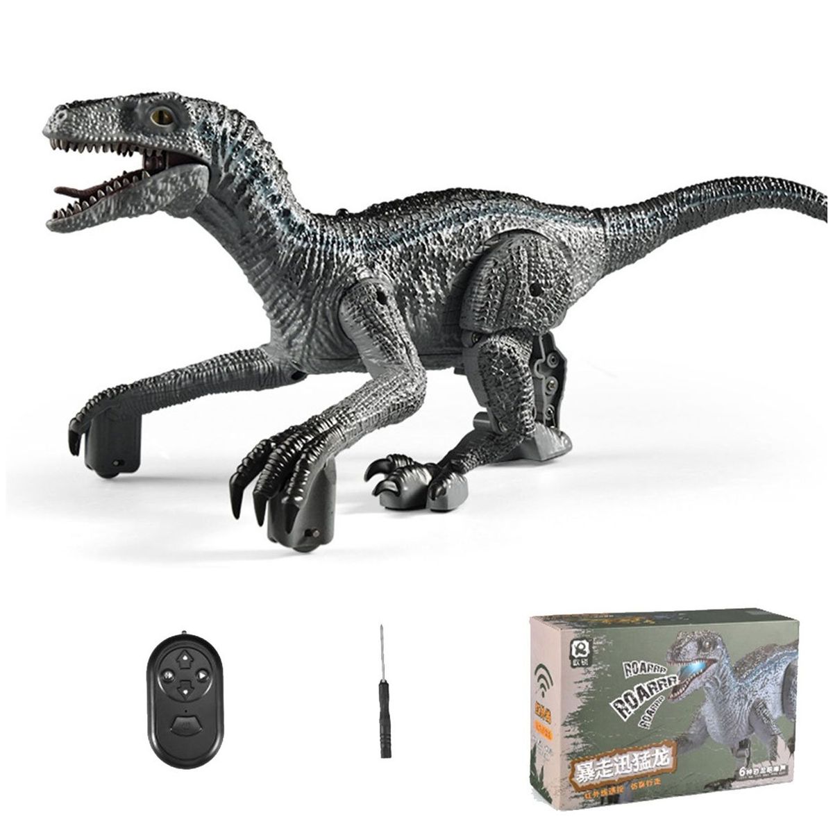 TIOZONEY - Jurassic Remote Control Dinosaur Toy para niños