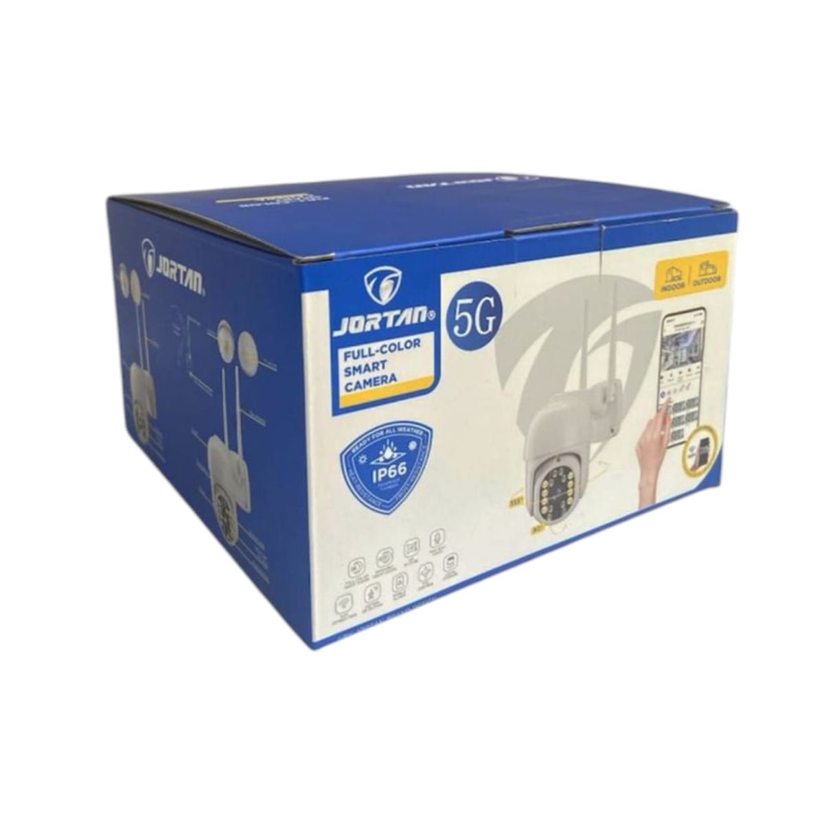 GENERICO - CAMARA VIGILANCIA IP EXTERIOR 16 LED WIFI JORTAN MOD.8159QJ DUAL BAND 2.4/5G APP YOOSEE