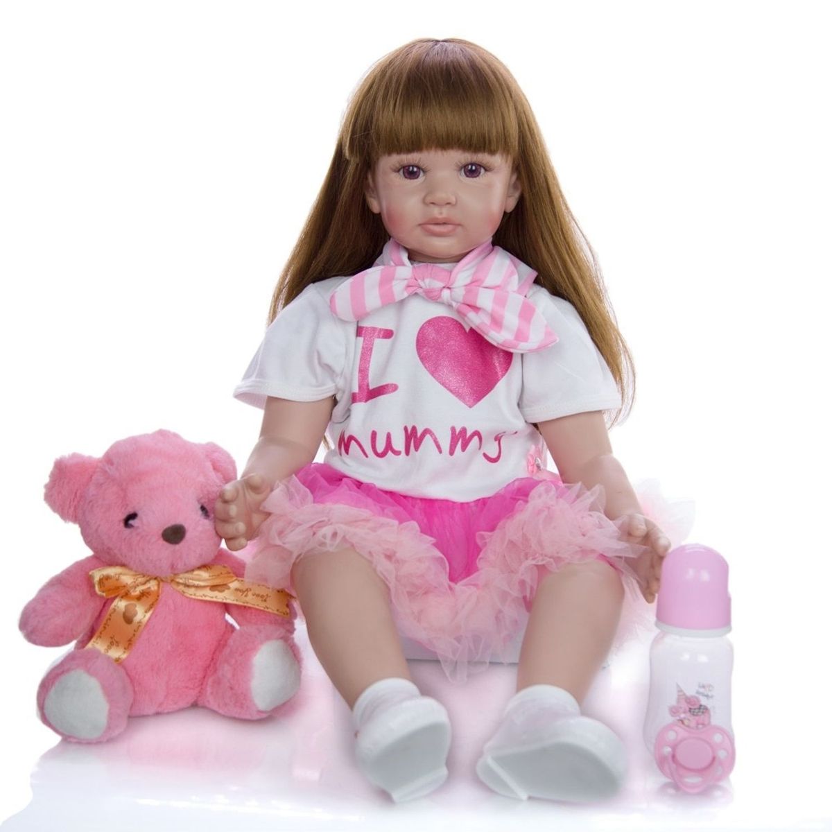 TIOZONEY - Muñeca bebe reborn vinilo de silicona juguetes