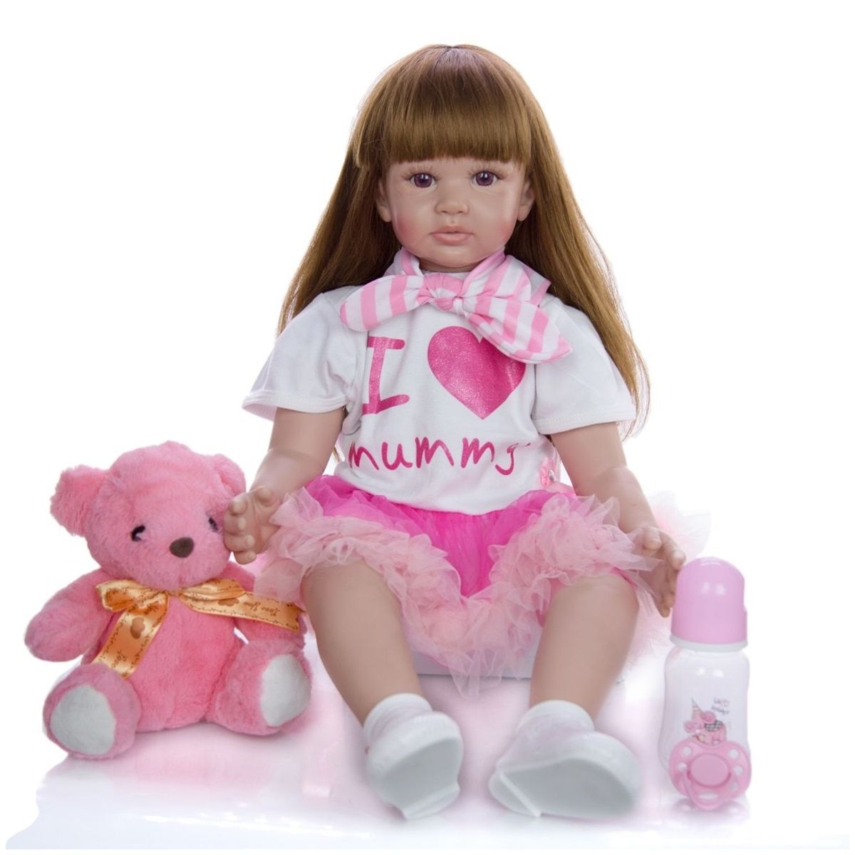 TIOZONEY - Muñeca bebe reborn vinilo de silicona juguetes