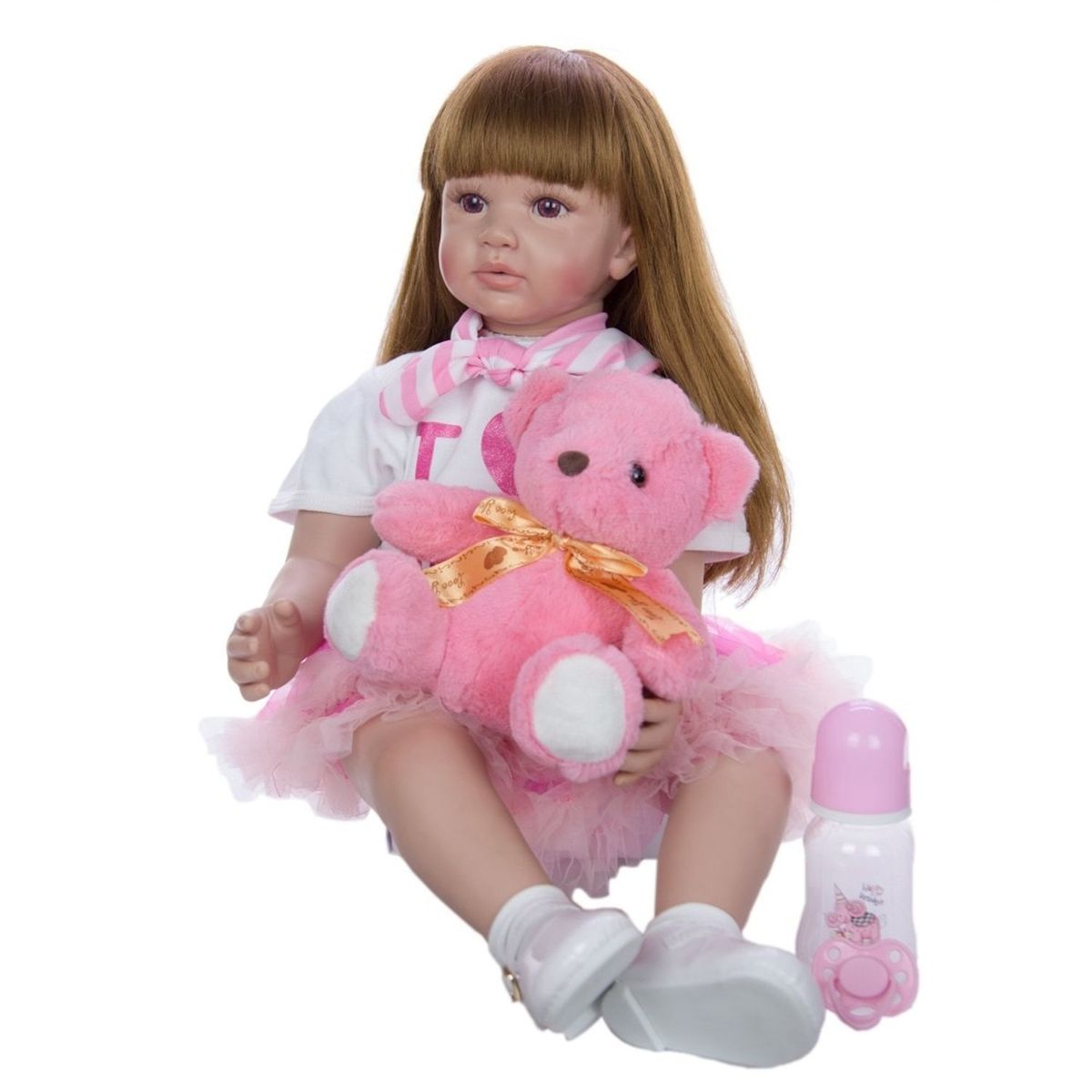 TIOZONEY - Muñeca bebe reborn vinilo de silicona juguetes