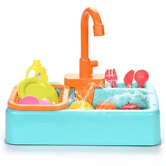 TIOZONEY - 19PCS Juguete de lavavajillas para niños