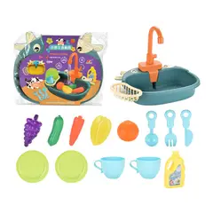 TIOZONEY - 16PCS Juguete de lavavajillas para niños