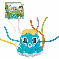 TIOZONEY - Juguete Pulpo Giratorio con Rociador de agua