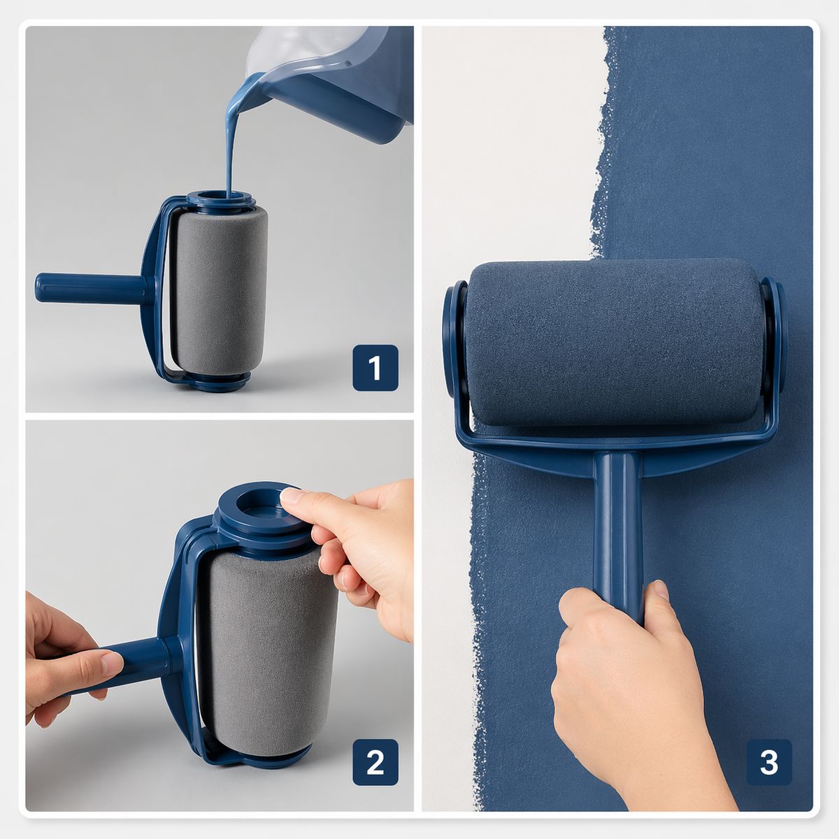 MOVI - Rodillo de Pintura Antiderrame Recargable