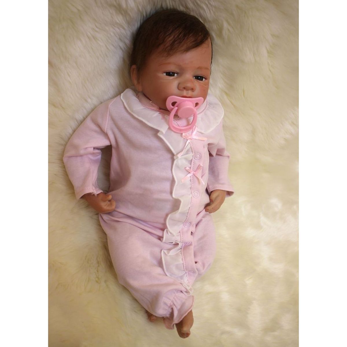 TIOZONEY - Muñeca bebe reborn vinilo de silicona juguetes