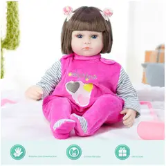TIOZONEY - Muñeca bebe reborn vinilo de silicona juguetes