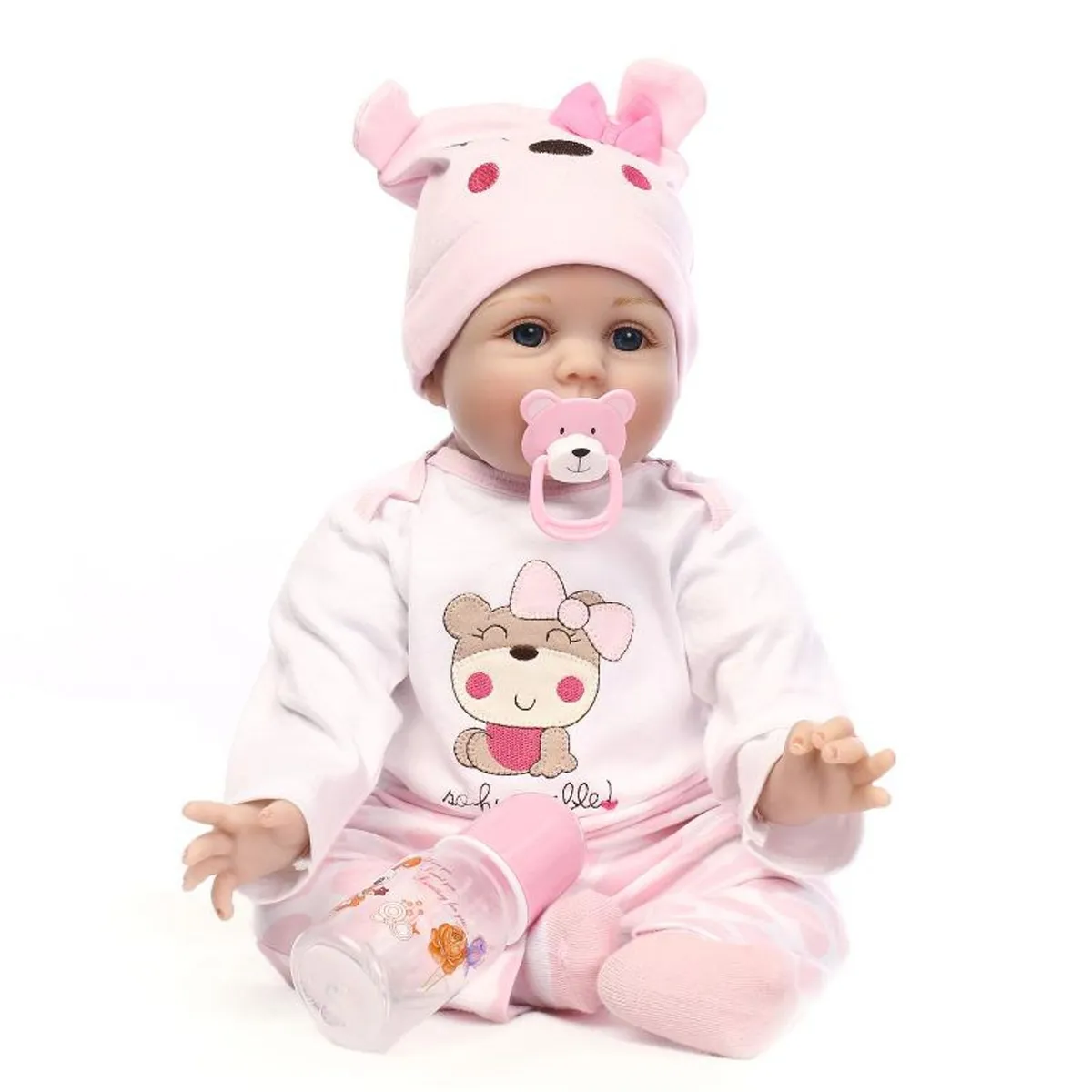 TIOZONEY - Muñeca bebe reborn vinilo de silicona juguetes