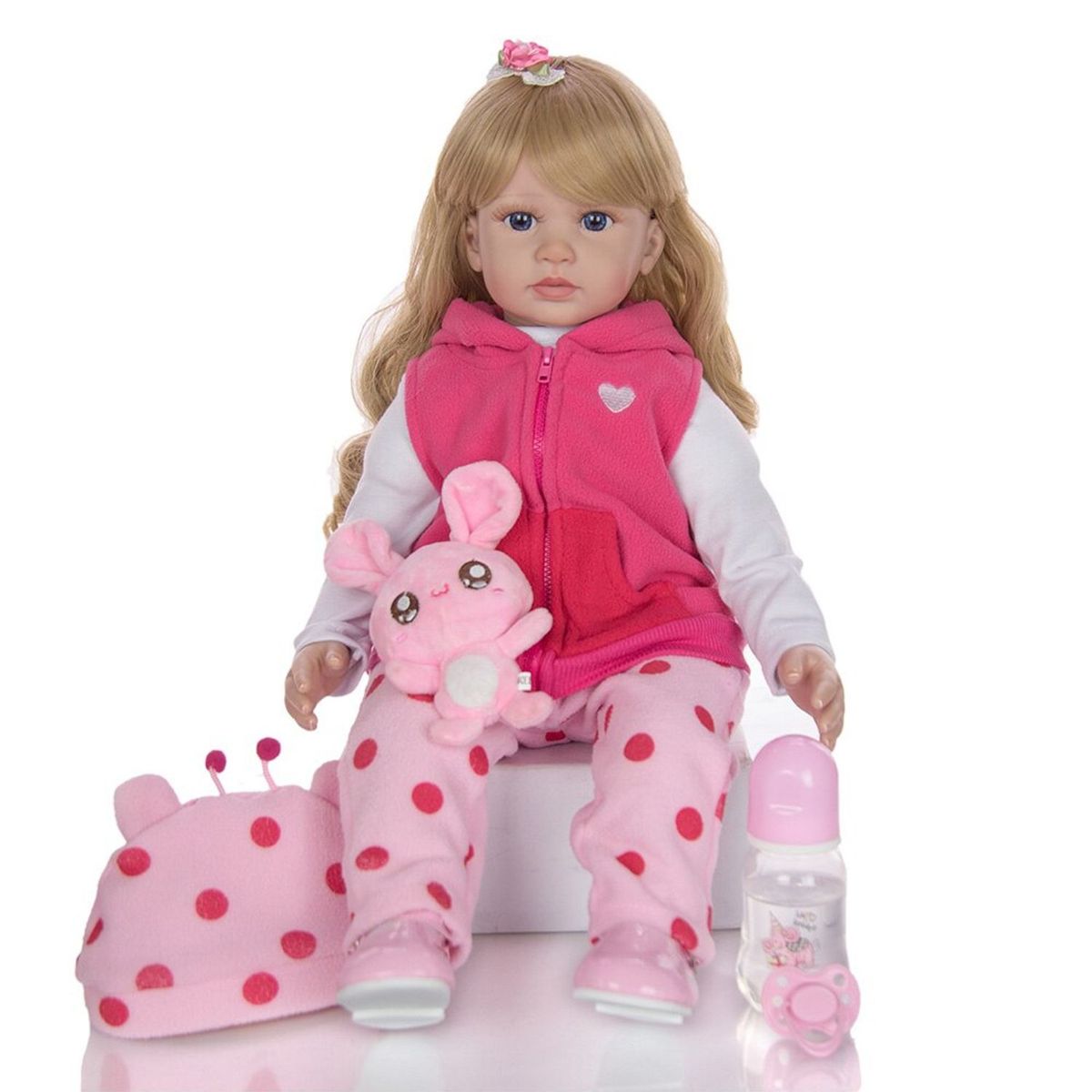 TIOZONEY - Muñeca bebe reborn vinilo de silicona juguetes