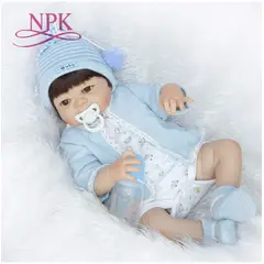 TIOZONEY - Muñeca bebe reborn vinilo de silicona juguetes