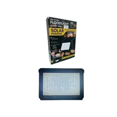 GENERICO - PROYECTOR SOLAR LED 200W PLEGABLE 170LED LUZ BCA CON SENSOR OSCURIDAD Y CONTROL 21X14.5CM