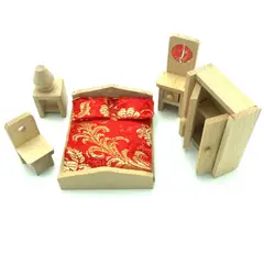 GENERICO - Dormitorio Mini Mueble Juguete Miniatura