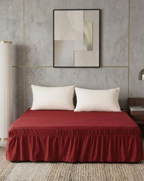 Faldón de Cama Estilo Moderno 2 Plazas 150X200 CM