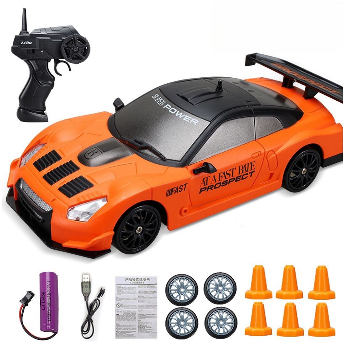 TIOZONEY - Auto de deriva a control remoto