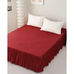 GENERICO - Faldón de Cama Estilo Moderno y Ajuste Perfecto SuperKing 200X200 CM