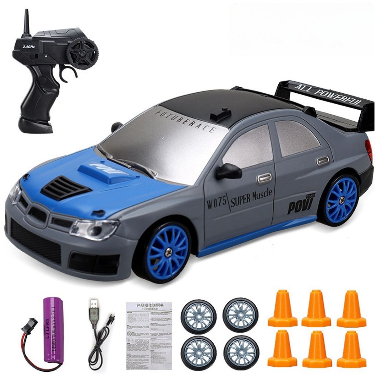 TIOZONEY - Auto de deriva a control remoto