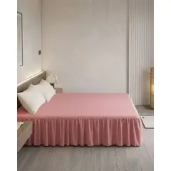 GENERICO - Faldón de Cama Estilo Moderno y Ajuste Perfecto 2 Plazas 150X200 CM