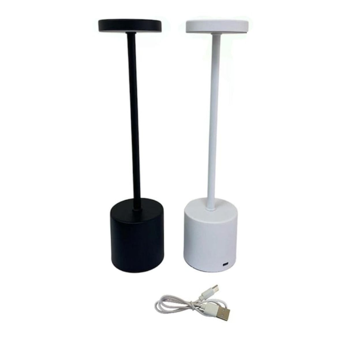 GENERICO - LAMPARA LED DE MESA 24 LED TOUCH 3 TONOS DE LUZ RECARGABLE