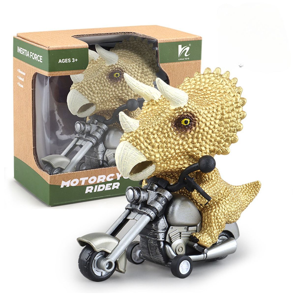 TIOZONEY - Coche de juguete de dinosaurio