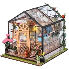 TIOZONEY - Kit de casa en miniatura para bricolaje LED