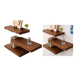 GENERICO - Repisa Flotante De Madera Premium - 60x23.5x3.8 cm - Estante Decorativo Marrón